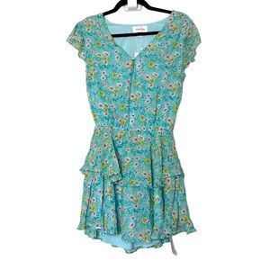 Yumi Kim Dress Chelsea Floral Flounce Ruffle REVOLVE NEW